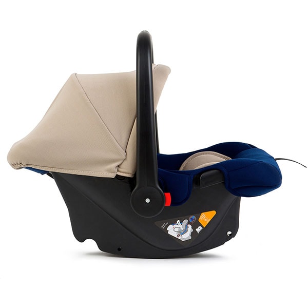 Scoica auto JUJU Baby Boo JU1200-ED-06, 3 puncte, 0-13kg, bej-bleumarin