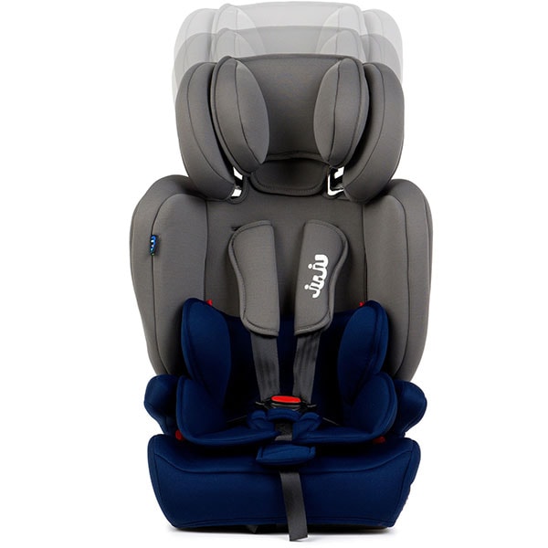 Scaun auto JUJU Safe Rider JU1200-EF-07, 5 puncte, 9 - 36kg, gri-bleumarin