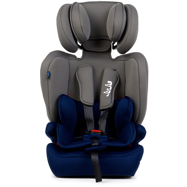 Scaun auto JUJU Safe Rider JU1200-EF-07, 5 puncte, 9 - 36kg, gri-bleumarin