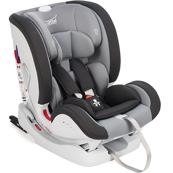 Scaun auto U-GROW UGHCS-06, Isofix, 0 - 36kg, gri 