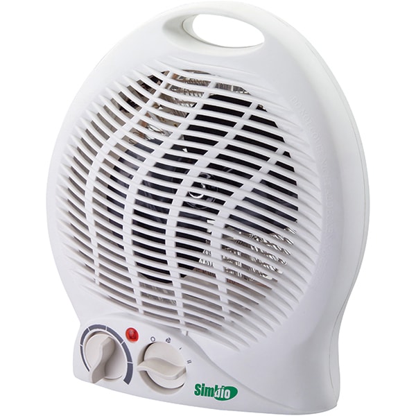 Aeroterma SIMBIO SB-NSB200C, 2 trepte viteza, 2000W, alb
