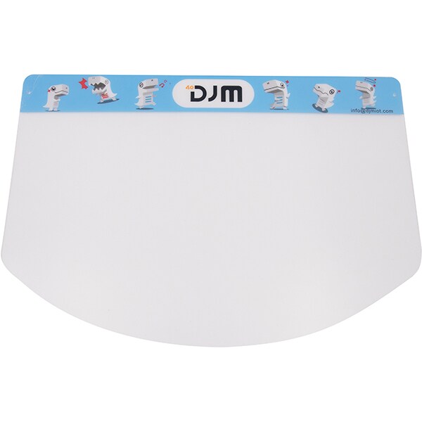 Viziera protectie pentru copii (baieti) SIMBIO SBH4817-B, ecran fix, PET, transparent-albastru