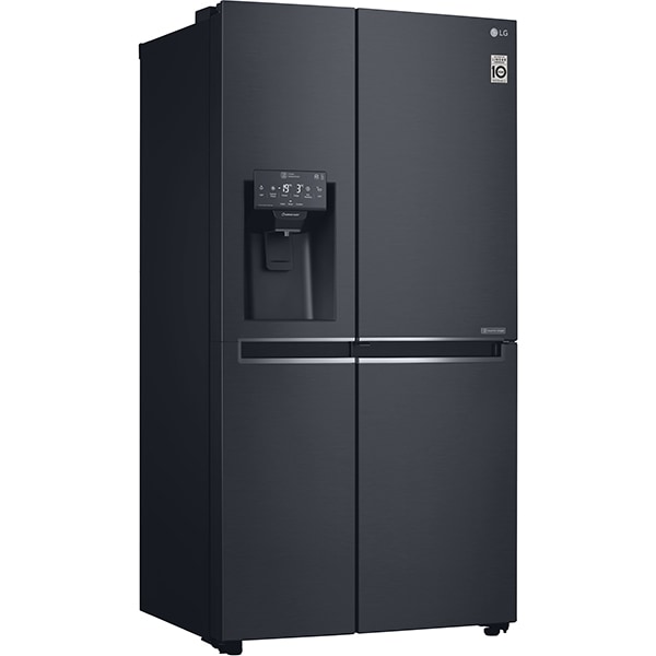 Side by Side LG GSJ761MCUZ, No Frost, Door in Door, 625 l, H 179 cm, Clasa F, negru