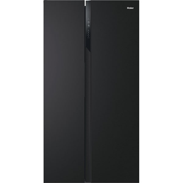 Side by Side HAIER HSR3918ENPB, No Frost, 528 l, H 177 cm, Clasa E, negru