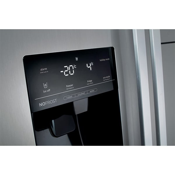 Side by Side GORENJE NRS9181VX, Total NoFrost, 562 l, H 179 cm, Clasa F, inox