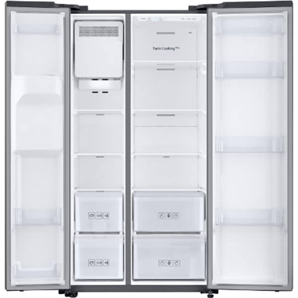 Side by Side SAMSUNG RS67N8210S9/EF, No Frost, 609 l, H 178.5 cm, Clasa F, Dozator apa, Twin Cooling Plus, inox