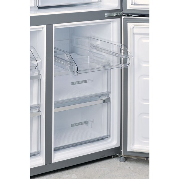 Side by Side WHIRLPOOL WQ9 B2L, No Frost, 594 l, H 187.4 cm, Clasa E, inox