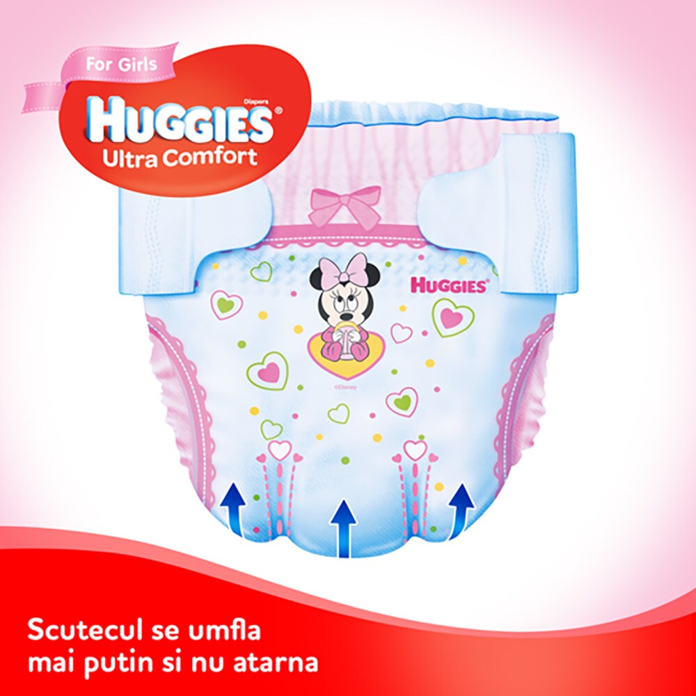 Scutece HUGGIES Ultra Comfort Mega nr 3, Baiat, 5-9 kg, 78buc