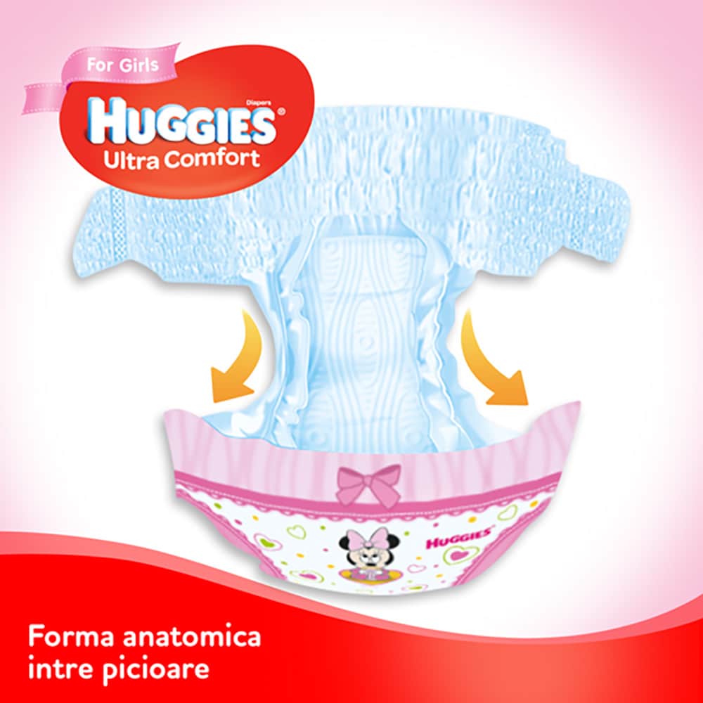Scutece HUGGIES Ultra Comfort Mega nr 3, Baiat, 5-9 kg, 78buc