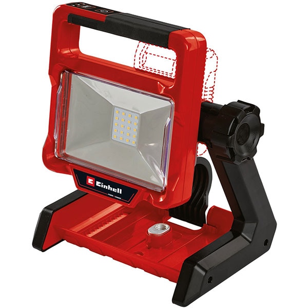 Lampa de lucru EINHELL TE-CL 18/2000 LiAC - Solo, 18V, 2000 lumeni, fara acumulator, rosu