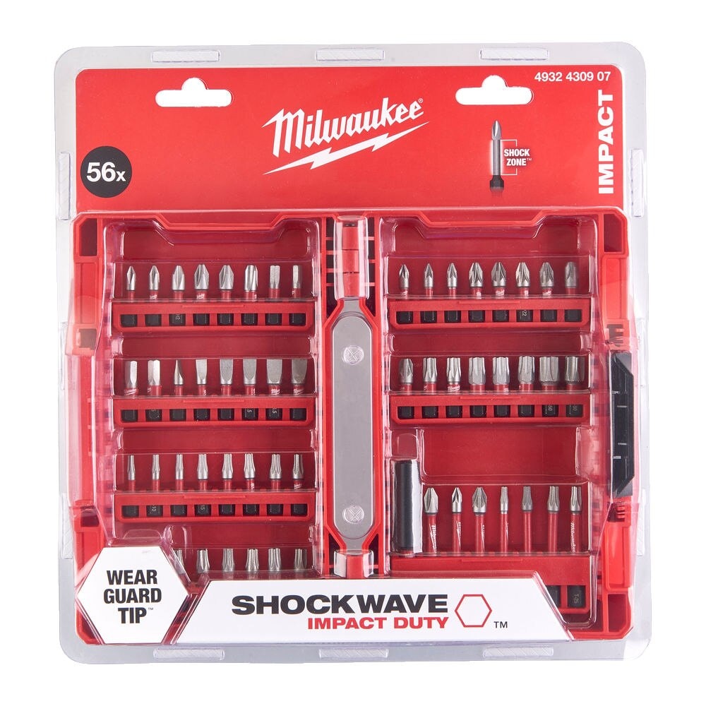 Set biti MILWAUKEE 4932430907, 56 piese