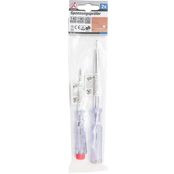 Set 2 testere tensiune BGS 721, 120-250 V, 140/190 mm