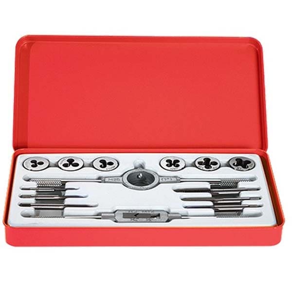Set filiere si tarozi MTX, M3-M10, 14 piese