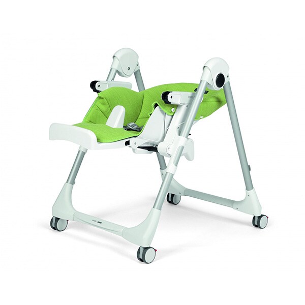 Scaun de masa PEG PEREGO Prima Pappa Zero Follow Me Wondergreen IH01000000WD24, 0 luni-3 ani, verde-alb