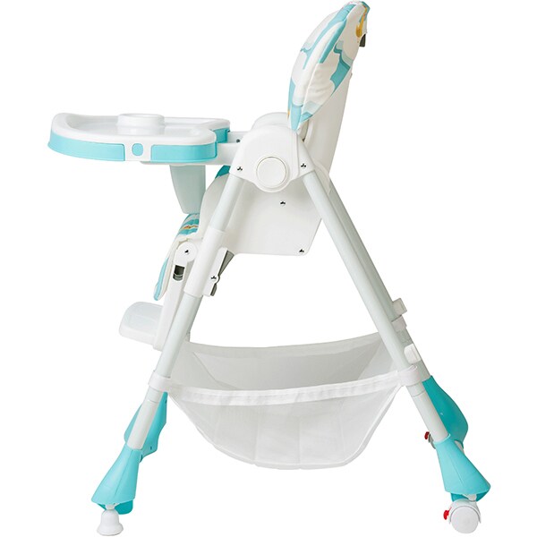 Scaun de masa JUJU Eat&Joy Happy Birds, 6 luni+, alb-turcoaz