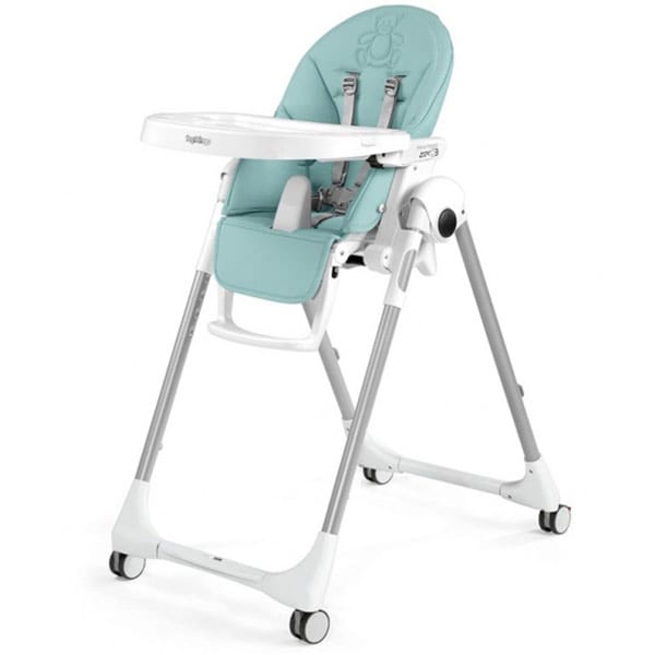 Scaun de masa PEG PEREGO Prima Pappa Zero Follow Me Bear Azul, 0 luni - 3 ani, albastru deschis 