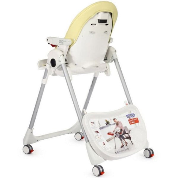 Scaun de masa PEG PEREGO Prima Pappa Zero Follow Me Paloma, 0 luni-3 ani, crem-alb