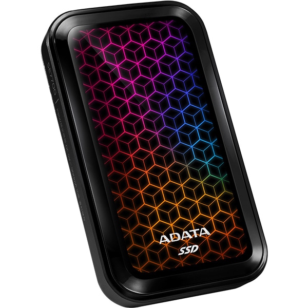 SSD extern ADATA SE770G, 512GB, USB 3.2 Type-C Gen2, negru