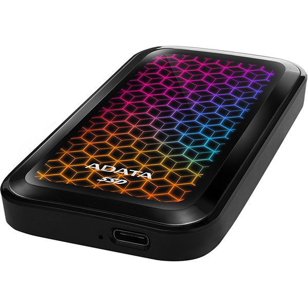 SSD extern ADATA SE770G, 512GB, USB 3.2 Type-C Gen2, negru