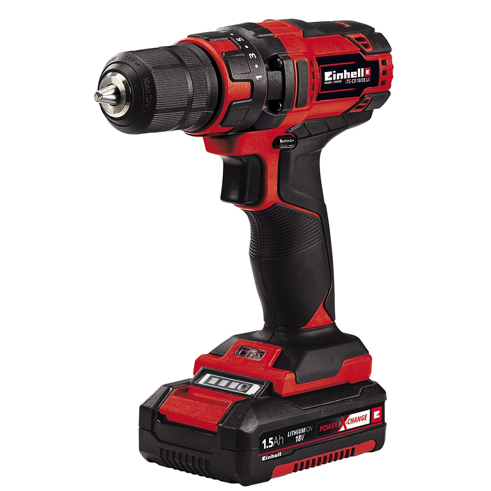 Masina de gaurit si insurubat (bormasina) EINHELL TC-CD 18/35 Li, 18V, 1.5Ah, 550RPM, 35Nm, 21 trepte de torsiune