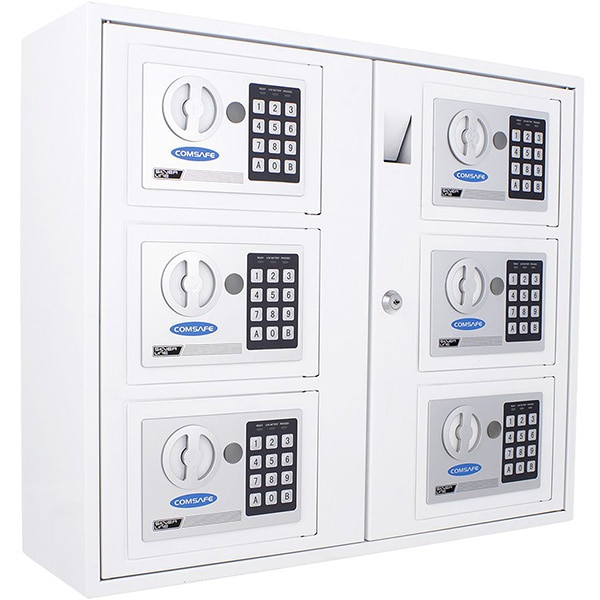 Seif chei ROTTNER Key System 6, Inchidere electronica, 535 x 465 x 170 mm, alb