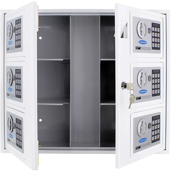 Seif chei ROTTNER Key System 6, Inchidere electronica, 535 x 465 x 170 mm, alb