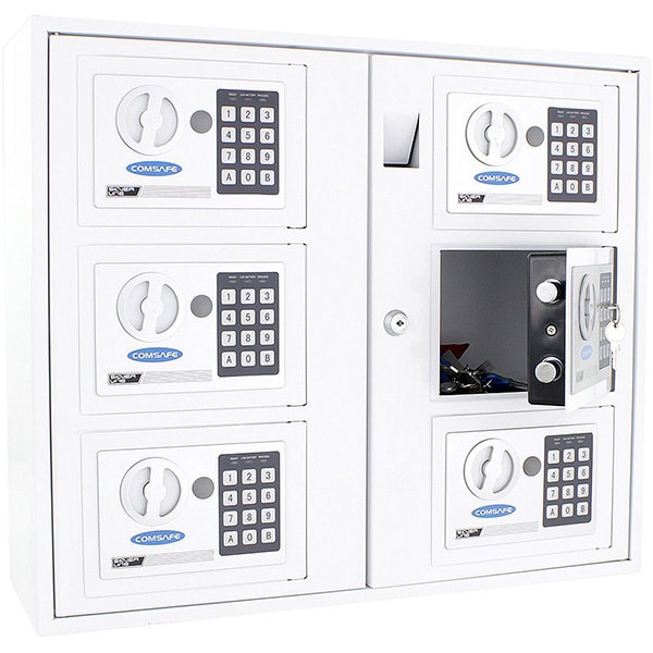 Seif chei ROTTNER Key System 6, Inchidere electronica, 535 x 465 x 170 mm, alb