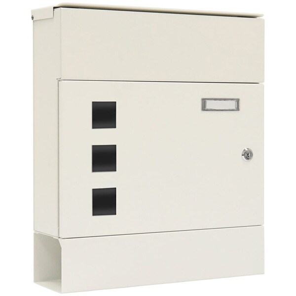 Cutie postala ROTTNER Globe, inchidere cheie, 361 x 425 x 110mm, alb