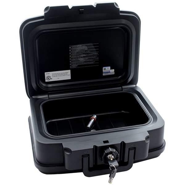 Caseta antifoc ROTTNER Fire Data Box 1, inchidere cheie, 382 x 165 x 324mm, negru