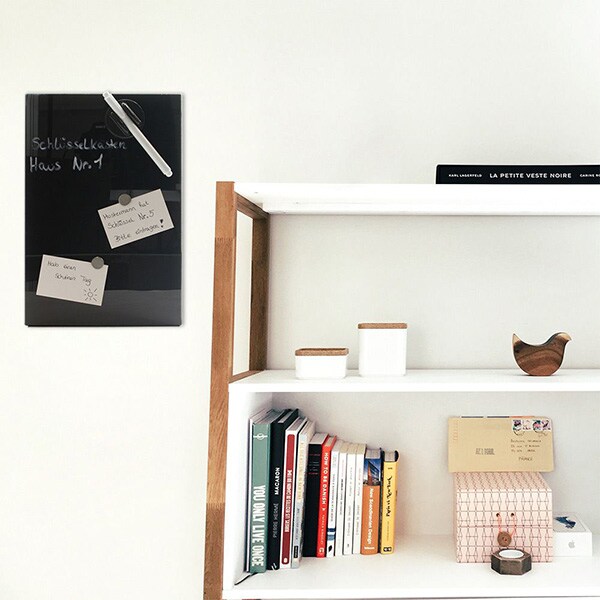 Caseta chei ROTTNER Key Glass, Inchidere magnetica, 200 x 300 x 40mm, negru