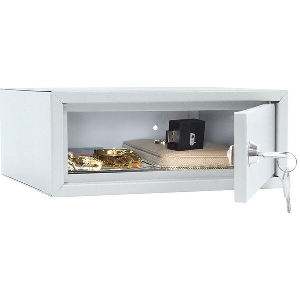 Caseta securitate ROTTNER Home Case 1, Inchidere cheie, 250 x 230 x 100 mm, gri
