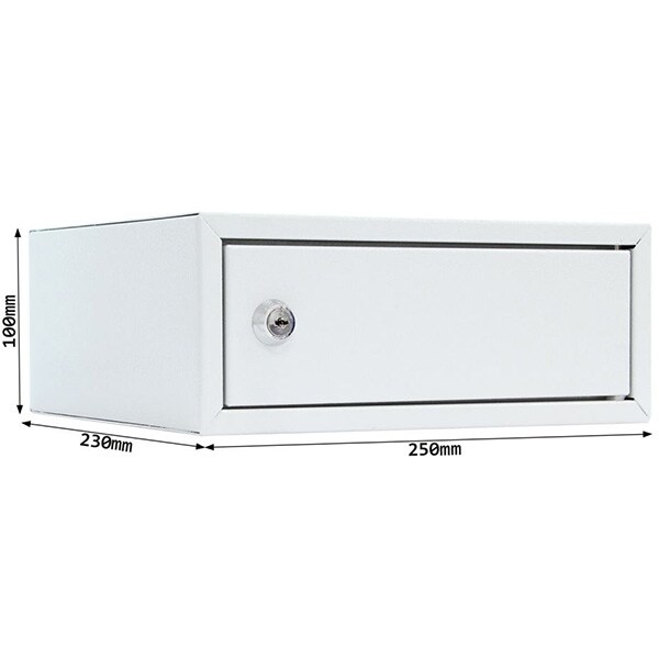 Caseta securitate ROTTNER Home Case 1, Inchidere cheie, 250 x 230 x 100 mm, gri