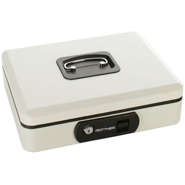 Caseta bani ROTTNER Pro Box Two T06409, Inchidere cheie, 300 x 90 x 240mm, alb