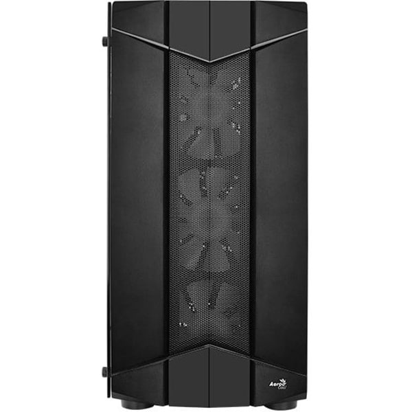 Carcasa PC AEROCOOL Sentinel, USB 3.0, fara sursa, iluminare ARGB, negru