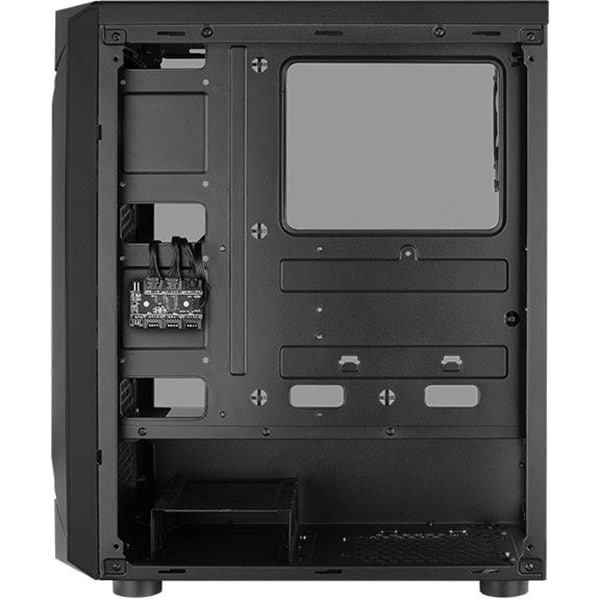 Carcasa PC AEROCOOL Sentinel, USB 3.0, fara sursa, iluminare ARGB, negru