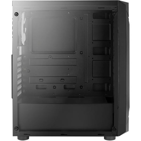 Carcasa PC AEROCOOL Sentinel, USB 3.0, fara sursa, iluminare ARGB, negru