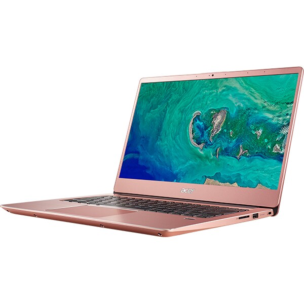 Laptop ACER Swift 3 SF314-56-52TG, Intel Core i5-8265U pana la 3.9GHz, 14" Full HD, 8GB, SSD 256GB, Intel UHD Graphics 620, Linux, Sakura Pink