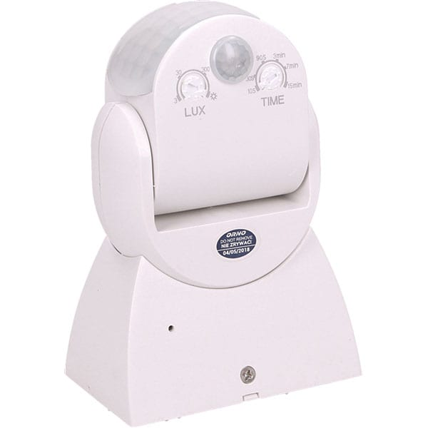 Senzor de miscare ORNO OR-CR-254/W, IP65, alb