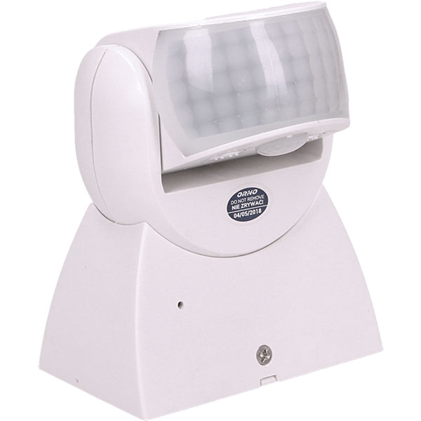 Senzor de miscare ORNO OR-CR-254/W, IP65, alb