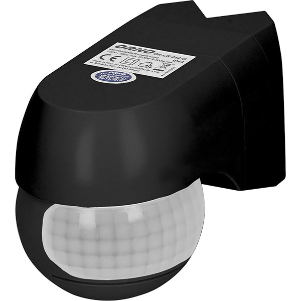 Senzor de miscare ORNO OR-CR-262/B, IP44, negru