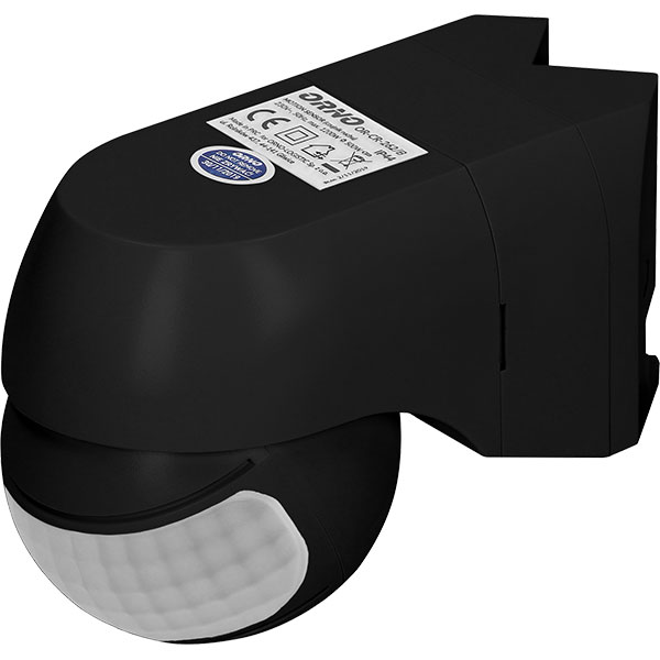 Senzor de miscare ORNO OR-CR-262/B, IP44, negru