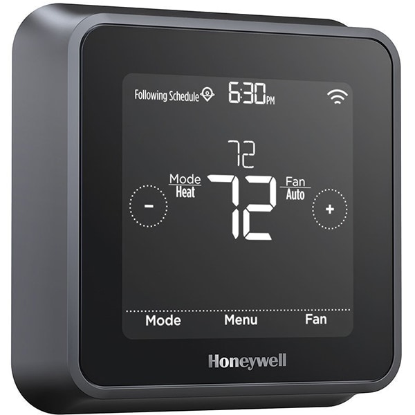 Termostat smart HONEYWELL LYRIC T6, cu fir, Wi-Fi, negru