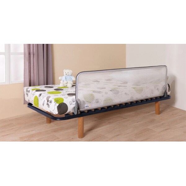 Bara protectie pat SAFETY 1ST 24770010, 90 cm, alb-gri