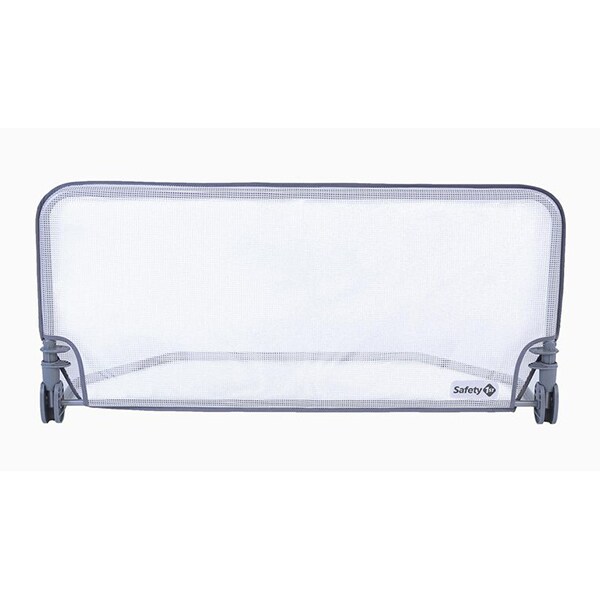 Bara protectie pat SAFETY 1ST 24770010, 90 cm, alb-gri