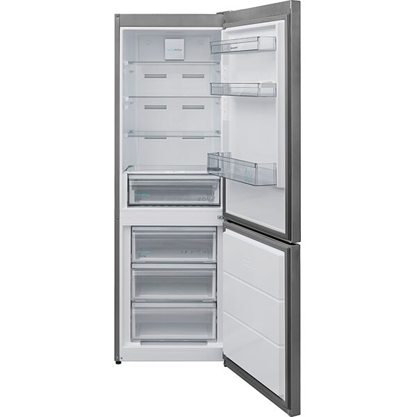 Combina frigorifica SHARP SJ-BA10DHXLF-EU, AdvancedNoFrost, 331 l, H 186 cm, Clasa F, gri