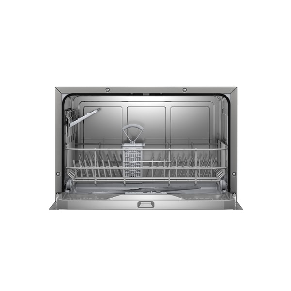 Masina de spalat vase independenta BOSCH SKS51E38EU, 6 seturi, 5 programe, 55 cm, Clasa F, inox