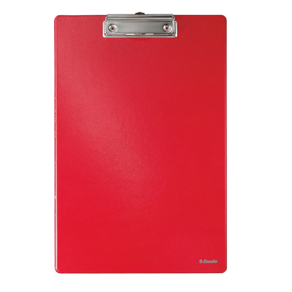 Clipboard ESSELTE, A4, carton plastifiat, rosu