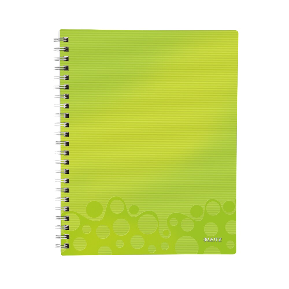 Caiet de birou LEITZ, matematica, A5, 80 file, legatura spirala, verde