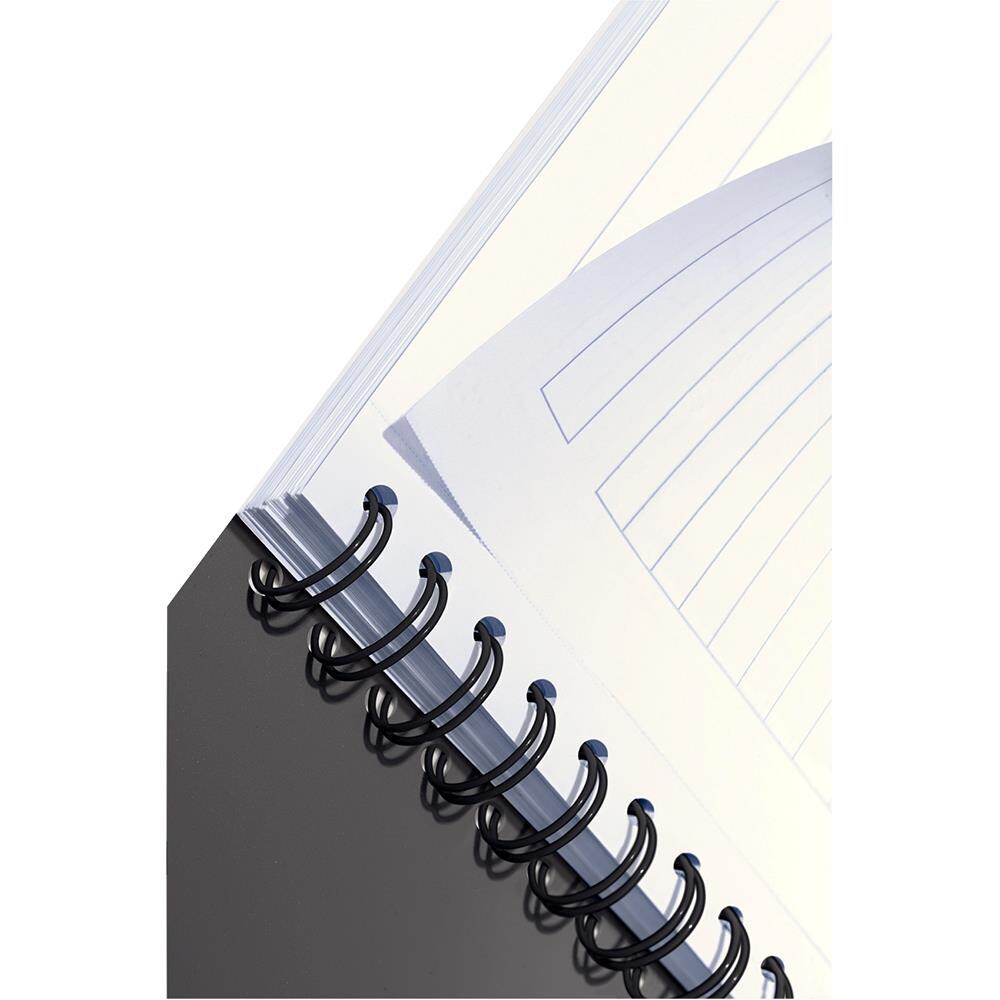Caiet de birou LEITZ, dictando, A4, 90 file, legatura spirala, rosu