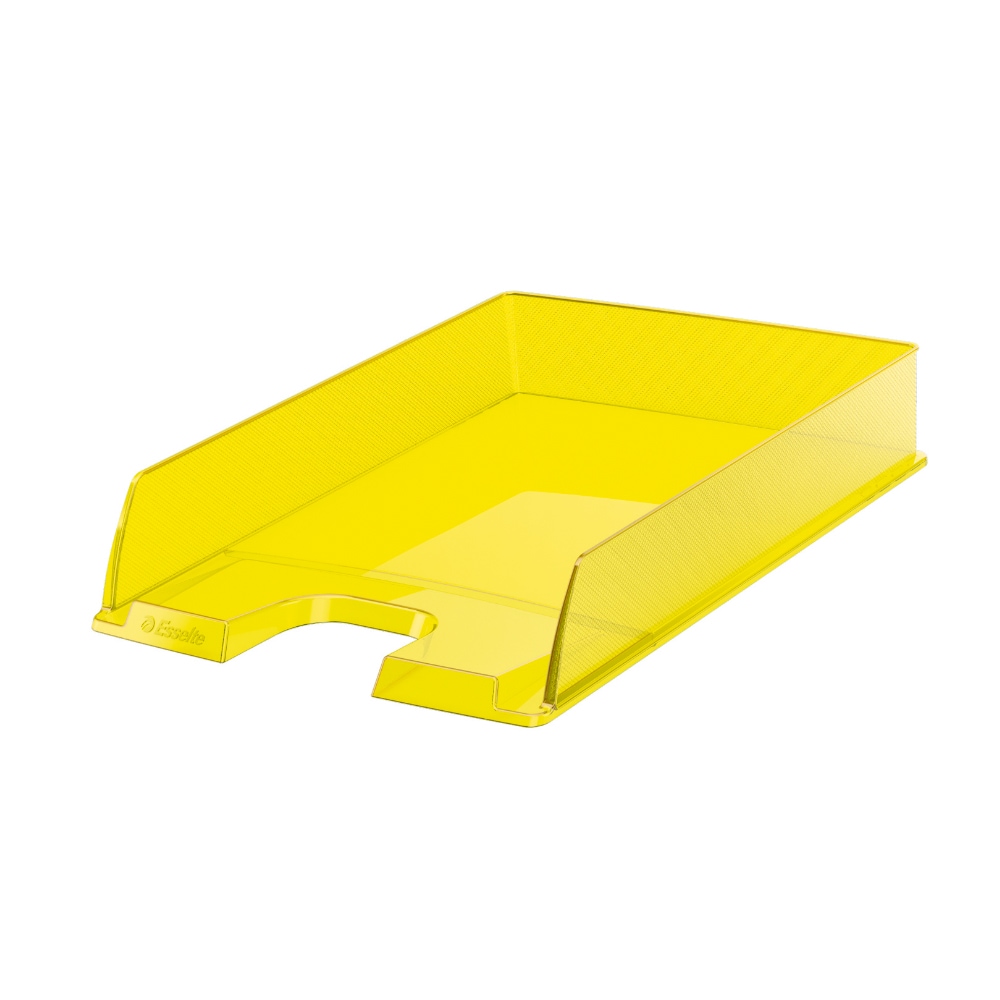 Tavita documente ESSELTE Europost Vivida, plastic, galben